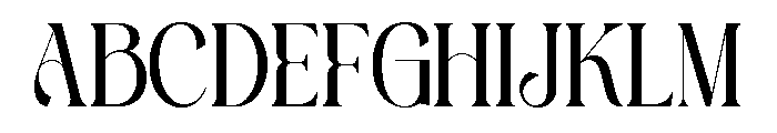 Sefina Brandish Regular Font UPPERCASE