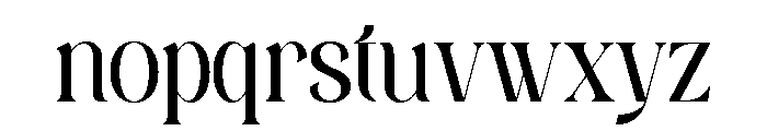 Sefina Brandish Regular Font LOWERCASE