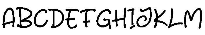 Segala Rindu Font UPPERCASE