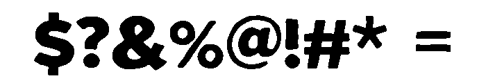 Segalecy Sans Font OTHER CHARS