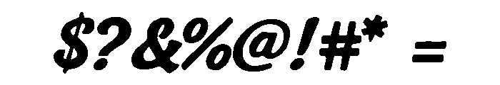 Segalecy Script Font OTHER CHARS