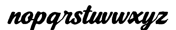 Segalecy Script Font LOWERCASE