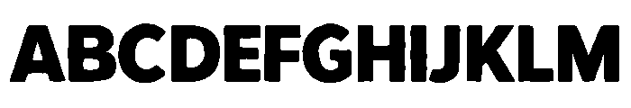SegalecySans Font UPPERCASE