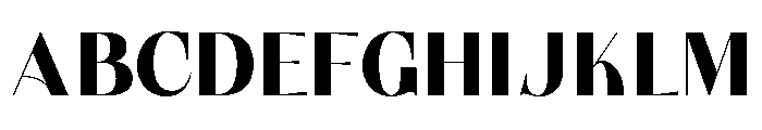 Segara Regular Font UPPERCASE
