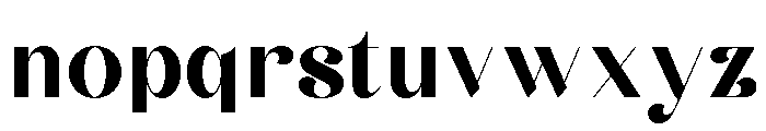 Segara Regular Font LOWERCASE