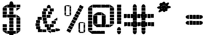 Segmenta Font OTHER CHARS