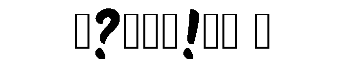 Seine Regular Font OTHER CHARS
