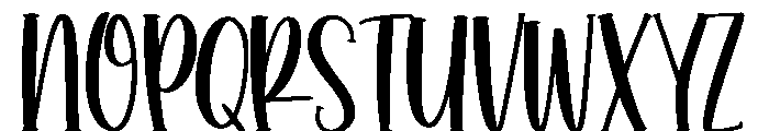 Sekochi Font UPPERCASE