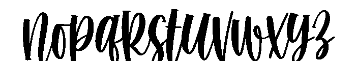 Sekochi Font LOWERCASE