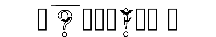 Selas Regular Font OTHER CHARS