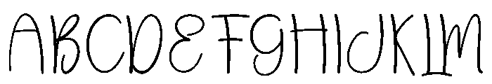 Selectgift Font UPPERCASE