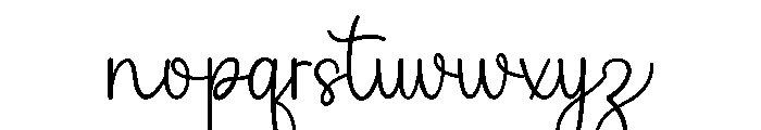Selectgift Font LOWERCASE