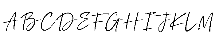 Selestia Signature Regular Font UPPERCASE