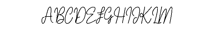 Selestia Signature Font UPPERCASE