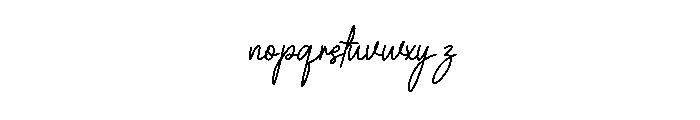 Selestia Signature Font LOWERCASE