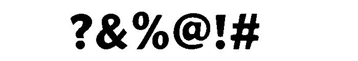 Self Modern Regular Font OTHER CHARS
