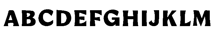 Self Modern Regular Font UPPERCASE