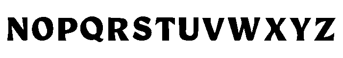 Self Modern Regular Font UPPERCASE
