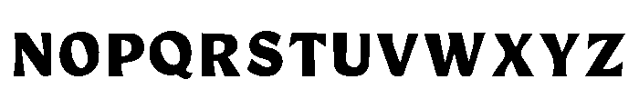 Self Modern Regular Font LOWERCASE