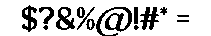 Selfish Desire Regular Font OTHER CHARS