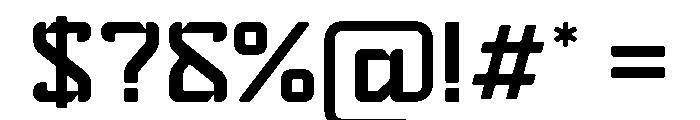 Selicha Regular Font OTHER CHARS