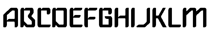 Selicha Regular Font UPPERCASE