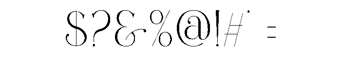 Sellang Font OTHER CHARS