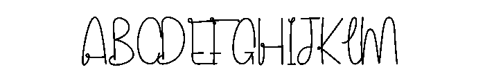 Selliy Birthday Font UPPERCASE