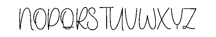 Selliy Birthday Font UPPERCASE