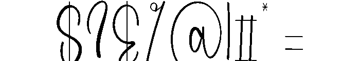 Selmaraia Font OTHER CHARS