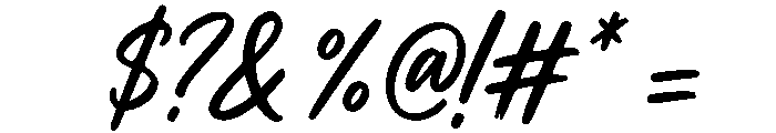 Seloria Script Font OTHER CHARS