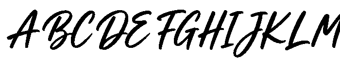 Seloria Script Font UPPERCASE