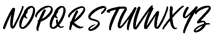 Seloria Script Font UPPERCASE