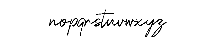 Selovira Signature Italic Font LOWERCASE