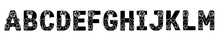 Selvor Regular Font UPPERCASE