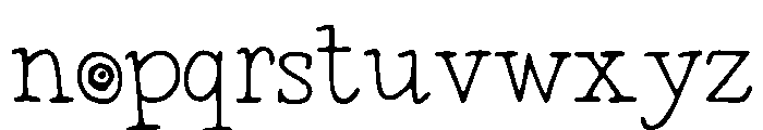 Semal Font LOWERCASE
