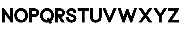 Semblance Bold Font LOWERCASE