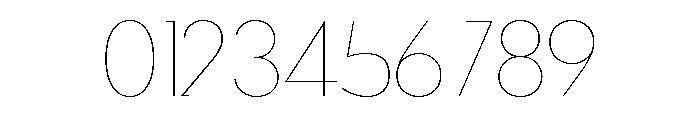 Semblance Thin Font OTHER CHARS