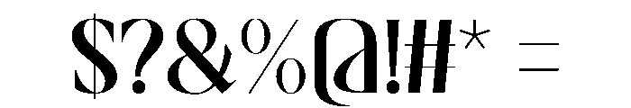 Semica Regular Font OTHER CHARS