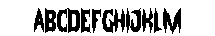 Senapan Font UPPERCASE