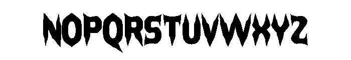 Senapan Font LOWERCASE