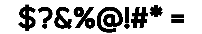 Sencha Black Font OTHER CHARS