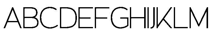 Sencha Light Font UPPERCASE