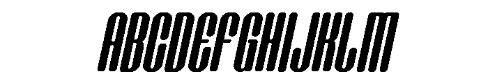 Sencor Italic Font UPPERCASE