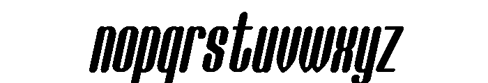 Sencor Italic Font LOWERCASE