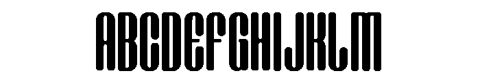 Sencor Regular Font UPPERCASE