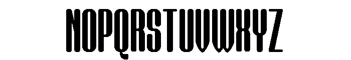 Sencor Regular Font UPPERCASE