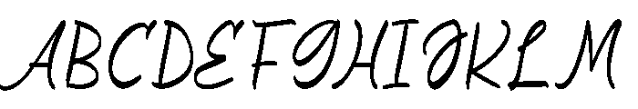 Sendal Jepit Font UPPERCASE