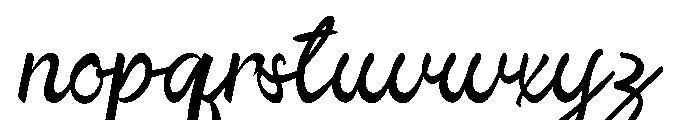 Sendal Jepit Font LOWERCASE
