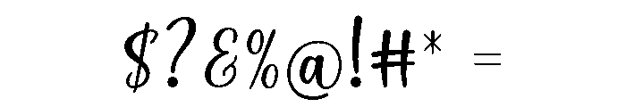Senday Font OTHER CHARS